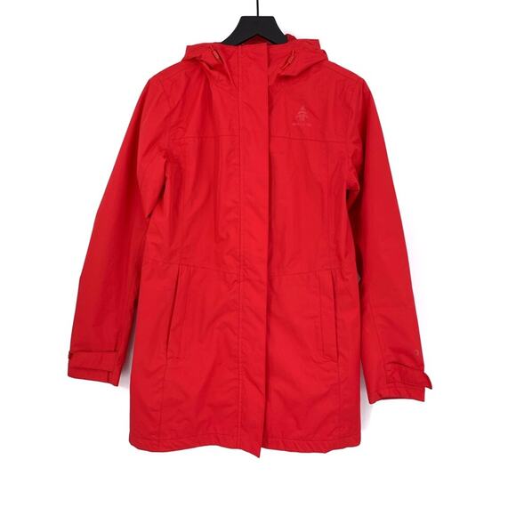 WOODS Longline Rain Jacket Bright Red S - Picture 1 of 15